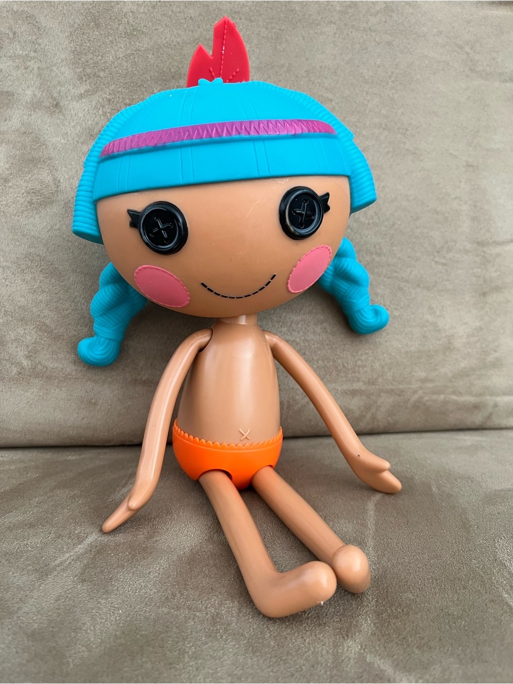 Lalaloopsy Feather Tell-a-tale no clothes full size doll